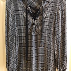 DREW Sophisticated Raw Edge Long Sleeve